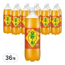 오란씨 오렌지 탄산음료, 1.5L, 36개