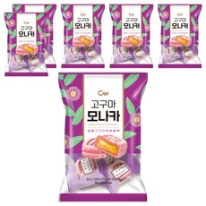 CW 地瓜口味最中餅 5包入, 65g, 6個