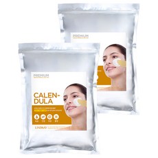 LINDSAY 頂級金盞花軟膜粉，專家製作，添加金盞花花瓣，保濕成分, 2包, 1入