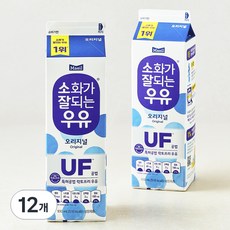 매일우유 소화가 잘되는 우유, 930ml, 12개
