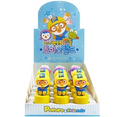 Pororo 玩具郵票 12 件套, 混色, 混色