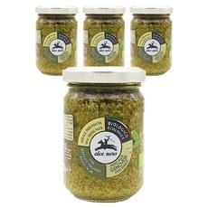 알치네로 유기농 바질 페스토 제노비스 130G, 4개