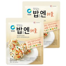 청정원 맛있는 밥 엔 해물, 24g, 2개