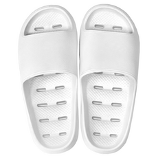 U-mop 厚底排水拖鞋 PVC材質, 灰色, 1雙