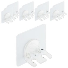 deHUb 2人用黏合墊牙刷架, 單色, 10個