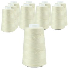 OWL 40支2股 縫紉線 5入, 米色, 2套