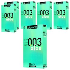 오카모토 0.03 알로에 일반형 콘돔, 10개입, 6개
