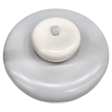 mohe 木暉居家 北歐風蘋果造型旋轉收納盒 1.1kg, 灰色, 1盒