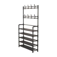 mohe 木暉居家 簡約多層一體式晾掛鞋帽架, BKAR1566