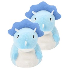 MOCHITOWN 三角龍恐龍蛋變化造型可微波小麥熱敷袋 10cm, 2個