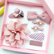 CHENNY BONGBONG 造型髮夾組 粉紅色