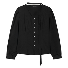 MIXXO 女款領結襯衫