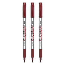 Rio2 麥克筆 紅色, 3個, 1色