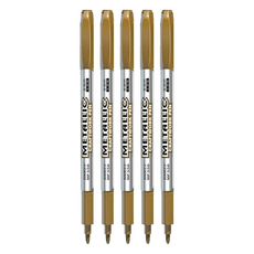 리오투 마커펜 골드, 5개, 1색