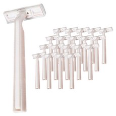 Blue Market 不銹鋼一次性剃須刀 白色, 10入, 2包