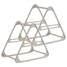 藍色生活多功能衣架整理架, 灰色, 2個