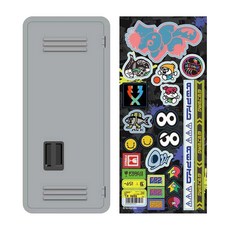 Nintendo 任天堂 斯普拉遁鉛筆鐵盒 102g, 1個, 灰色