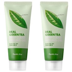 Farm stay 植物莊園 真實綠茶深層潔淨去角質凝膠, 100ml, 2個