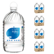 悅氏 Light 鹼性水, 6L, 8桶