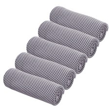 Mibil 涼感微風運動毛巾, 5個, 灰色