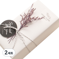 Carnival Pepero巧克力棒永生花禮盒組, Pepero巧克力棒 2入+永生花 Misty Blue+購物袋+卡片, 2組