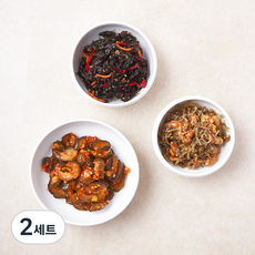 식도감 밑반찬 3종 B세트, 2세트