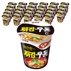 튀김우동 컵면, 62g, 60개