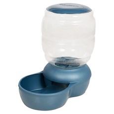 Petmate Replendish 餵食器 - M 美國Microban抗菌技術, 藍色, 1個