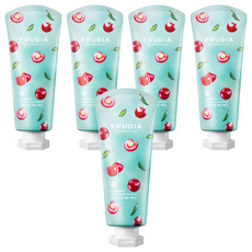 FRUDIA 友肌舒果 美體精華霜 櫻桃角質調理, 含櫻桃萃取物、蜂蜜萃取物、水果籽油, 200ml, 5條