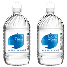 悅氏 Light 鹼性水, 6L, 2桶