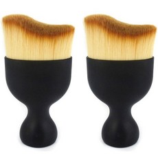 Benauto 車用軟毛迷你洗車刷, 黑色, 2個