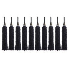 AMUSI 毛巾羽球握把布, 黑色, 10個