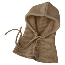 Modunique 基本款保暖防寒巴拉克拉法連帽圍脖, 深米色, 1個