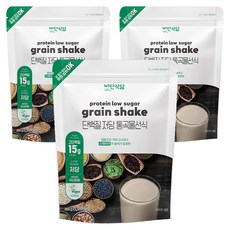 비단식당 단백질 저당 통곡물선식, 3개, 500g