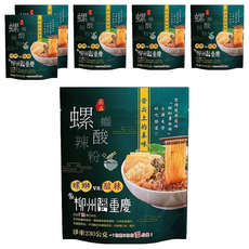 亟品 螺獅酸辣粉 柳州風味, 230g, 6包