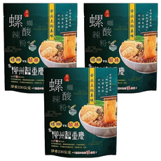 亟品 螺獅酸辣粉 柳州風味, 230g, 3包