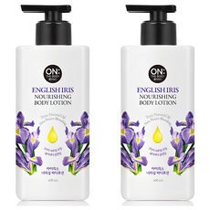 온더바디 아이리스 너리싱 바디로션, 400ml, 2개