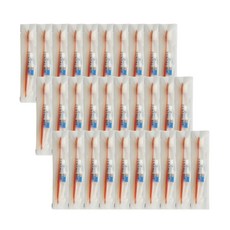 Market A攜帶式牙刷牙膏單個包裝牙科工具組 橘色, 30組, 4g