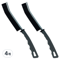 리빙메이커 홈 초슬림 빳빳한 브러쉬 다용도 틈새 청소솔, 혼합색상, 4개