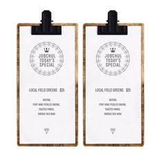 雜鐵工匠所 文件板 Project 英格蘭 木質文件板 帳單夾, 2個