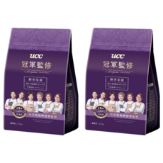 ucc 冠軍監修醇香果調 225g 醇厚香韻 風味清新藍莓、李子、可可, 咖啡豆(無研磨), 2包