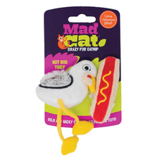 Mad Cat 熱狗 + 海鷗貓草包 貓玩具, CP-15429, 1組