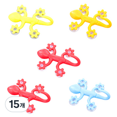 Dm 큐트 도마뱀 욕실 걸이, 랜덤, 15개