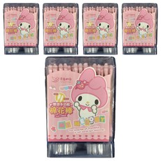 幸福物語 雙頭棉花棒 美樂蒂, 200支, 5盒