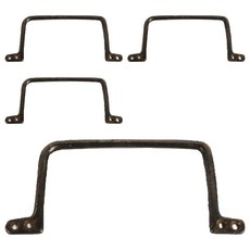 핸즈팩토리 황동 도마 트레이손잡이 앤틱브라운 측면고정 네모형, 4개