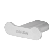 DAY&DAY 日日家居 絲光 雙掛衣勾 STA0038 304不鏽鋼, 銀色, 1個