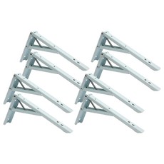 ZIO-BIZ 折疊式層架托架, 8個, 2.中型(1組2個)