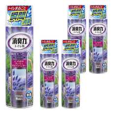 ST 雞仔牌 浴廁瞬間消臭力噴劑, 薰衣草香, 330ml, 5瓶