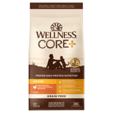 Wellness CORE 室內貓乾飼料, 無穀新鮮雞肉, 5lb, 1袋