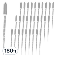 올커버 정밀 계량용 플라스틱 일회용 스포이드 5ml, 180개